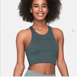 Outdoor voices TechSweat Crop Top evergreen